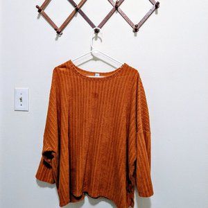 Cute Oversized Orange Sweater